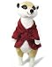 CuddlesTime 25cm Meerkat in Dressing Gown Soft Teddy Toy