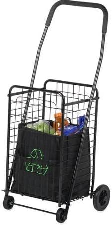 Unisex Honey-Can-Do Rolling 4-Wheel Utility Cart, Black