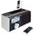 Timex TM80 Dual Alarm Clock Radio for FlashDrive & SD Card or any iPod, MP3, CD or Cassette Audio Player Using the Line-In Audio Jack with Full-function Remote Control