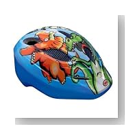 Bell Dart Youth Bicycle Helmet Blue Dinosaurs Universal size fits head size 50-54cm