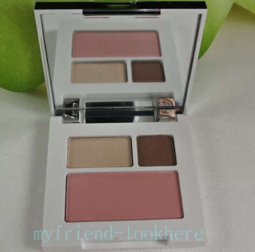 Clinique Colour Surge Eye Shadow Duo Like Mink (0.03 Oz/1g)+ Blush Powder Cupid (0.06 Oz/1.8g) Travel Size