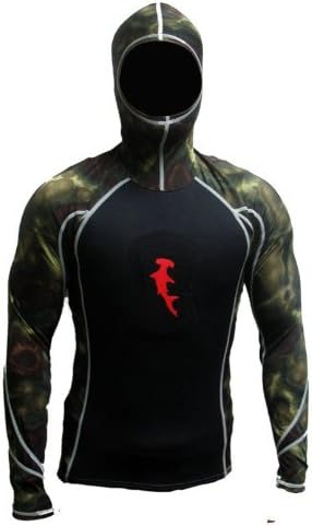 Hammerhead Ambush 1mm, L/s, Deep Reef w/ Hood