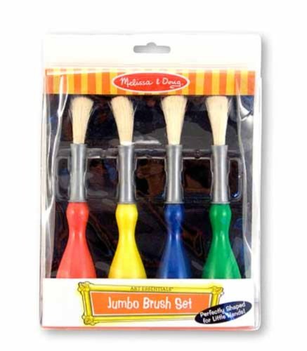 Melissa and Doug Jumbo Paint Brushes - (Set of 4)