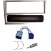 VAUXHALL CORSA/COMBO SILVER STEREO/RADIO FITTING KIT FASCIA/FACIA AERIAL ADAPTOR ISO LEAD & KEYS