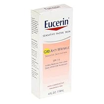 Eucerin Sensitive Facial Skin Q10 Anti-Wrinkle Sensitive Skin Lotion, SPF 15, 4-Ounce Bottles (Pack of 2)
From Eucerin
