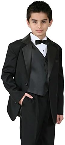 Black Boys Tuxedo 5-Piece Set for Size 3