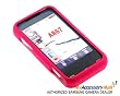 Samsung Cell Phone A867 Eternity Rubberized Hard Case/Faceplates (Hot Pink) for Samsung SGH-a867 Eternity (Plus Free Antenna Booster)