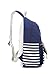 ZPS Fashion Girls Canvas Pastoral Floral Flower Leisure Backpack School Bag (Black)