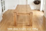 6ft WESTBURY SOLID OAK DINING TABLE FURNITURE