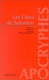 Les Odes de Salomon par Pierre