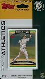 2006 Topps Oakland Athletics Special Edition Baseball Cards Team Set (14 cards including Eric Chavez, Barry Zito, Bobby Crosby, & more)