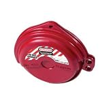 Master Lock 480 Rotating Gate Valve Lockout for 1-Inch to 3-Inch Diameter Valve Handles, Red