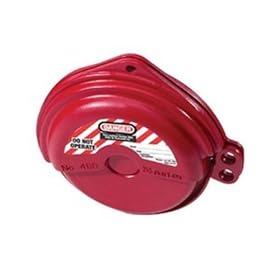 Master Lock 480 Rotating Gate Valve Lockout for 1-Inch to 3-Inch Diameter Valve Handles, Red