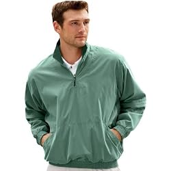 Weatherproof Microfiber Zip Sleeve Windshirt