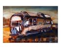 Airstream Trailer Costume & Fashion RePoster Print Poster by Erin Lynn Mulry, 10x8