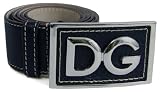 Dolce & Gabbana 85cm Black Pebbled Leather Belt BC1071-A1597-80999-85