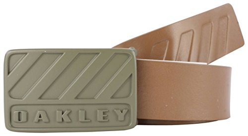 Worn Olive Halifax Leather Belt by Oakley