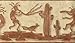 Rust Kokopelli Wallpaper Border