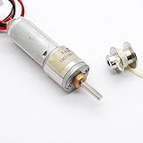 Dowonsol 全て高精度金属製のギア減速機 N50 モーターギア カーボンブラシ dc 12v 61RPM 減速比 182:1