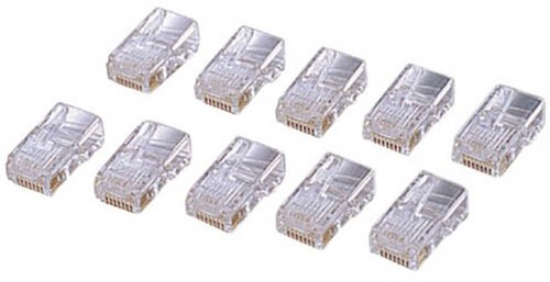ELECOM LD-RJ45T10A(RJ45コネクタ10個セット)