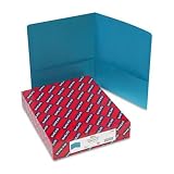 SMEAD MANUFACTURING CO. / Two-pocket portfolios, teal, 25 per box / SMD87867 / Sold as 1 Box / Mfr Part # 87867 \*/ Two-pocket portfolios, teal, 25 per box