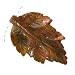 Bloodstone Jasper Pendant Delicate Leaf Carving 49mm (1)