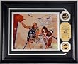 Tony Parker Autographed Photomint with 2 24KT Gold Coins - San Antonio Spurs Plaque