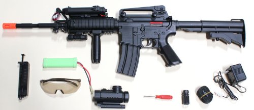 1:1 Scale RED DOT VERSION, Laser included M16 