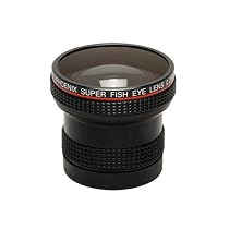 Phoenix 0.25X Super Fisheye Converter w/49,52,55 & 58mm adptrs.