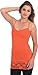 Lace Trim Long and Lean Cami Tank Top