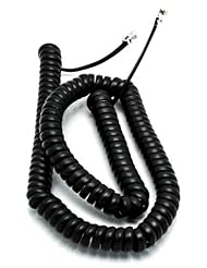 From Amazon.com. Click for details:
 CE: Telephone Cord Handset Curly - Tough Long Lasting And Resilient - Phone Color Black 15ft - 2 Year Replacement Warranty - Works on virtually all Trimline Phones and Princess Telephones - Also Available in 25ft Cord Lengths - Landline Telephone Accessory - TM iSoHo Phones - iSoHo Phones CE: Telephone Cord Handset Curly - Tough Long Lasting And Resilient - Phone Color Black 15ft - 2 Year Replacement Warranty - Works on virtually all Trimline Phones and Princess Telephones - Also Available in 25ft Cord Lengths - Landline Telephone Accessory - TM iSoHo Phones - iSoHo Phones