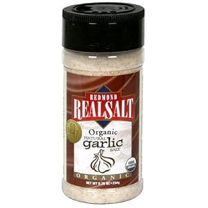 Organic Garlic Salt By Redmond Trading - 8.25oz. by Redmond Trading