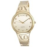 XOXO Womens XO5217 Gold Dial Gold-tone Half Cu