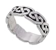 SilverBin Sterling Silver High Polish Celtic Knot Style Band Ring