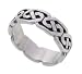SilverBin Sterling Silver High Polish Celtic Knot Style Band Ring