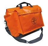 Klein Tools 5181ORA Vinyl Tool Bag, Orange, Large
