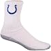 2 PAIR - Officially licensed Indianapolis Colts embroidered logo men's socks - CLEARA...