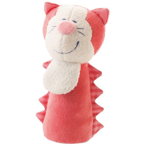 Haba 3688 Cat Kiki Clutching Figure with squeaker and rustling foil