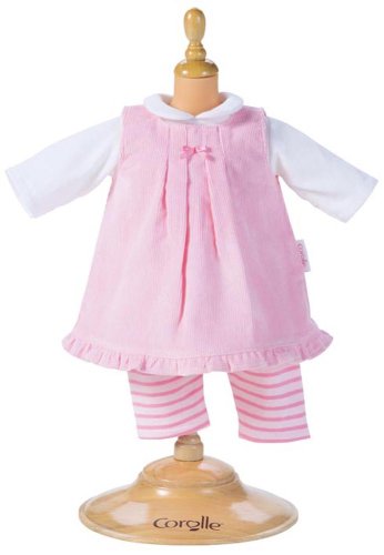 Corolle Mon Premier 12-inch Fashions Pink Velour Dress Set