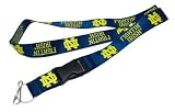 Notre Dame Irish Clip Lanyard Keychain Id Holder Ticket