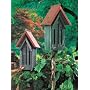 Heartwood Copper-Top Butterfly House Green