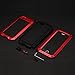 iPhone 6S Case, iPhone 6 Case, Joopapa Shockproof Dustproof Waterproof Aluminum Alloy Metal Gorilla Glass Cover Case For Apple iPhone 6S/6 4.7 inch (Red)