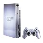Silver Sony PS2 Console with one controller
