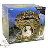 Pet Supplies : Pets International Grassy Roll A Nest Large 9 Inch