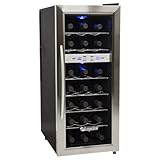 EdgeStar 21 Bottle Dual Zone Stainless Steel Wine Cooler - Stainless Steel Thumbnail Image