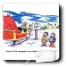 Rich Diesslins Cartoon Days of Christmas TCDC - Kevin Edler Cartoon about Santa and OSHA for Christmas - Mouse Pads