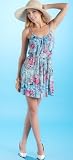 Juniors Printed Summer Party Casual Dress