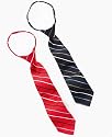 Club Room Boys Stripe Silk Zip Tie