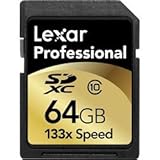 Lexar Media 64 GB SDXC Flash Memory Card LSD64GCRBNA133