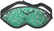 Opulence Eye Shades with Earplugs - Brocade Green Flowers